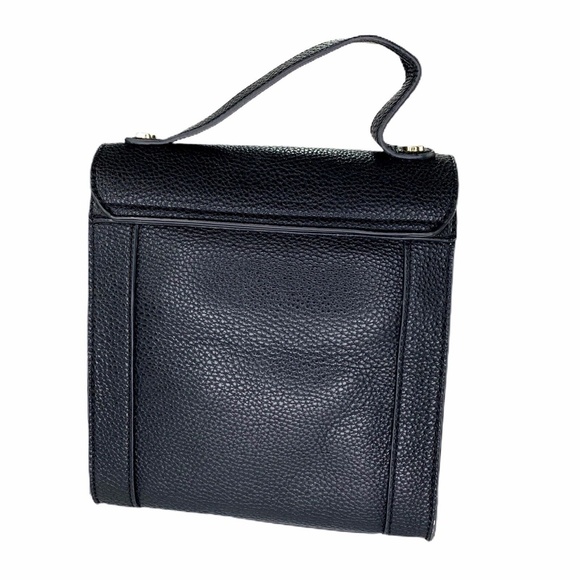 Steve Madden Faux Leather Pebbled Black Small - Picture 3 of 7